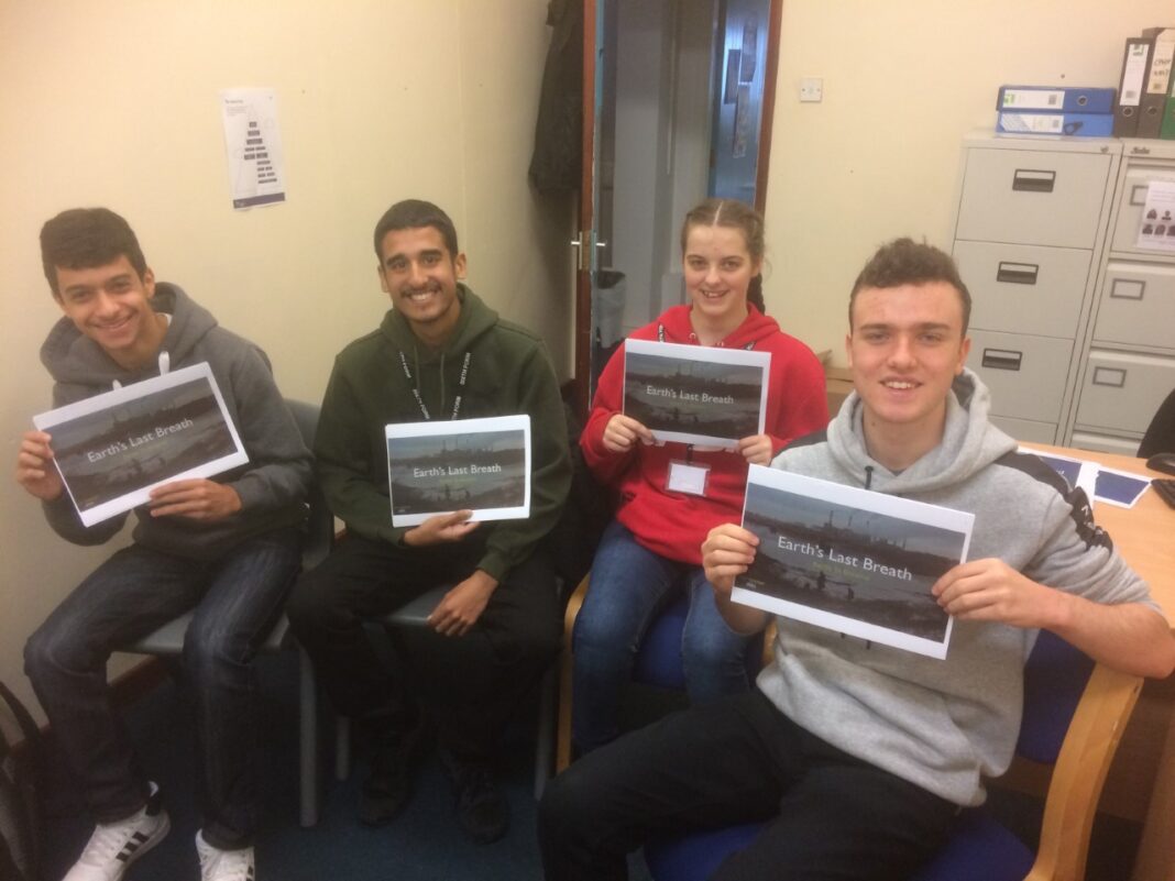 John Willmott students pitched their idea for a programme, called Earth’s Last Breath, to BBC bosses.