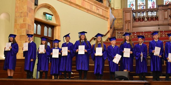 More than 100 students from The Coleshill School graduated in the Great Hall of Birmingham University as part of the national Children's University scheme.