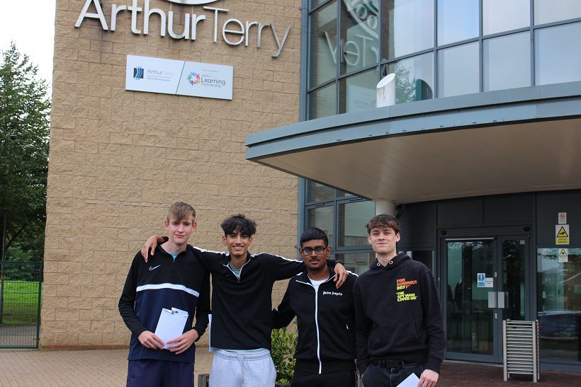 Arthur Terry Alevels 2023 delight as students collect results
