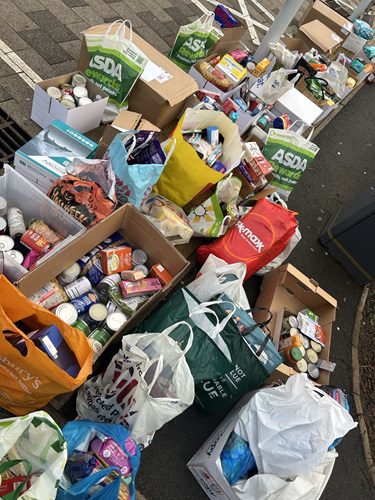 The collection was such a success, student leaders at the school are now considering launching a regular ‘Food bank Friday’ scheme in the New Year.