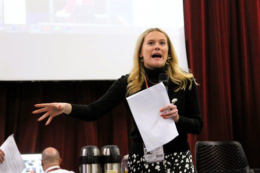 ITV journalist Rosie Dowsing talked about life in front of the TV cameras.