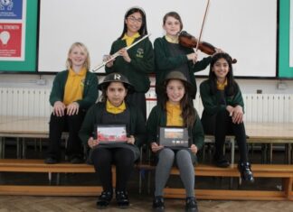 Mere Green tech stars make history at showcase event Mere Green tech stars: The Mere Green students who will be using state-of-the-art equipment to highlight the untold stories of war heroes at an event histed by tech giant Apple.
