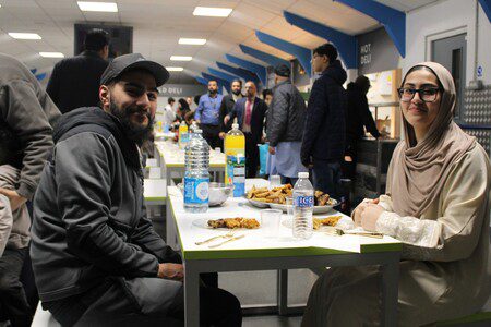 Erdington Academy holds Iftar event: A delicious feast was served to guests.