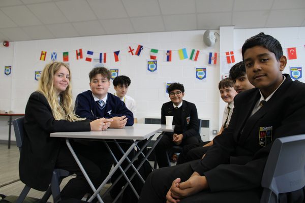 Fairfax Academy Languages Week: The event saw students from the two schools working together.