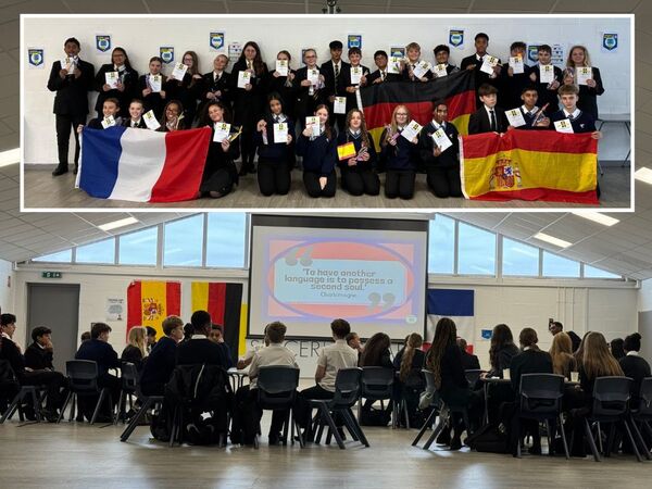 Fairfax Academy Languages Week: The week ended with a breakfast event in Fairfax Academy’s Diamond Suite, which saw students take part in challenges, quizzes and a treasure hunt.