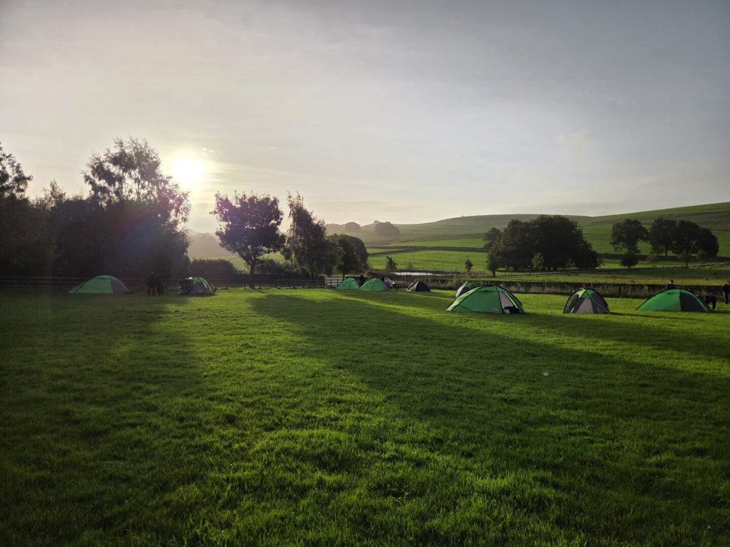 Fairfax Academy Duke of Edinburgh: Based at Shallow Grange campsite, the Fairfax students had to become completely self-sufficient.