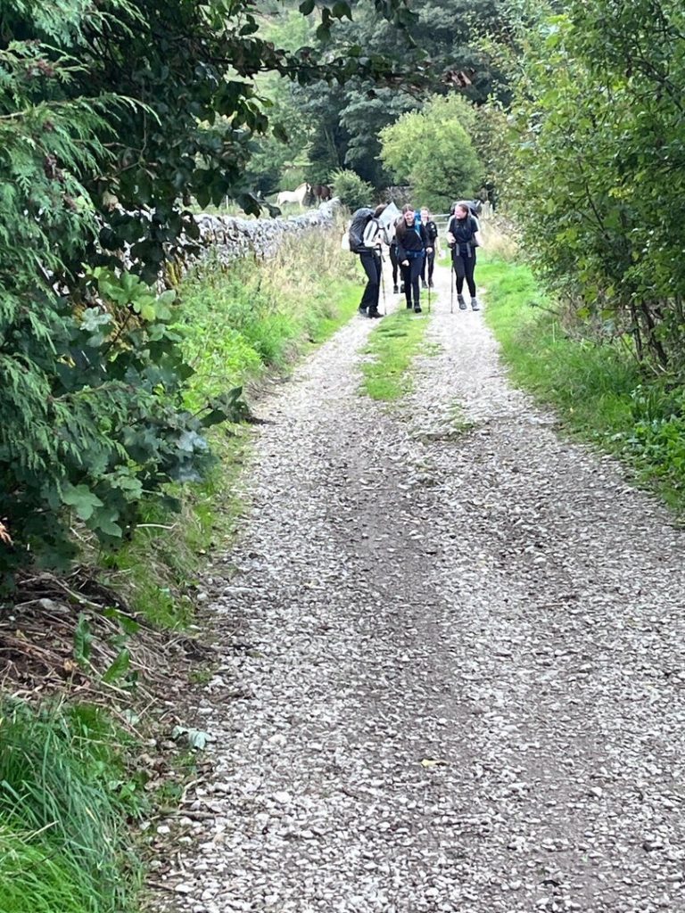 Each group was required to set itself an issue to explore during a trek.